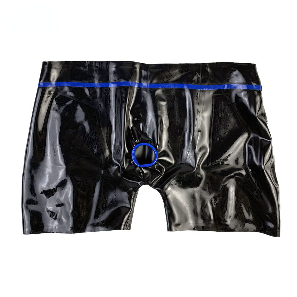 Sexy latex boxers for men