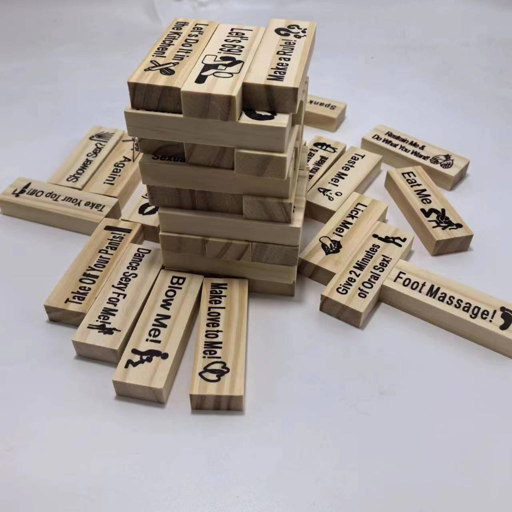 Games for couples - Building towers with blocks