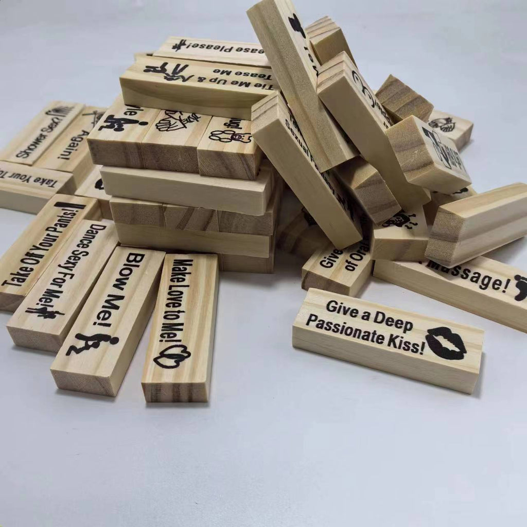 Games for couples - Building towers with blocks