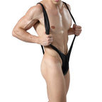 Borat - V-shaped patent leather sexy outfit