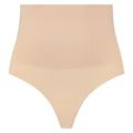 BYE-BRA - FAJA SIN COSTURAS ESTILO TANGA BEIGE TALLA M