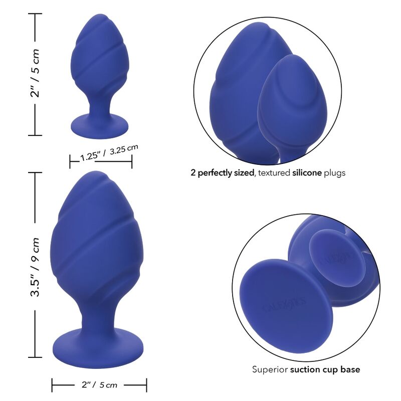 CALEXOTICS - CHEEKY BUTT PLUG PURPLE
