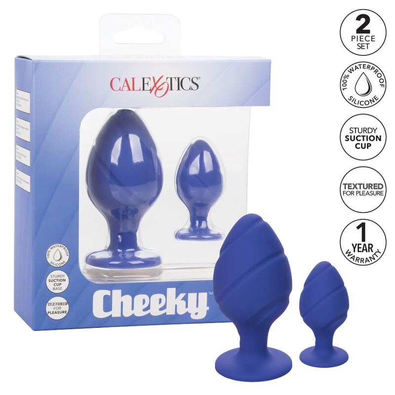 CALEXOTICS - CHEEKY BUTT PLUG PURPLE