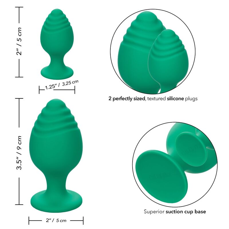 CALEXOTICS - CHEEKY BUTT PLUG GREEN