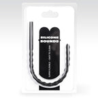 ALL BLACK - 8/10 MM SILICONE URETHRAL PROBE