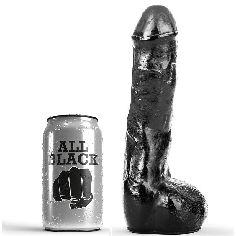 ALL BLACK - PENIS REALISTIC ANAL 20 CM