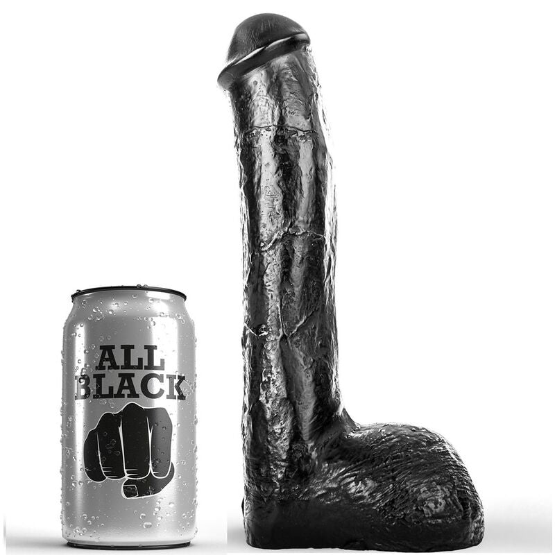 ALL BLACK - PENIS REALISTIC ANAL 23 CM