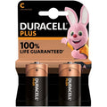 DURACELL - PLUS POWER BATTERY ALKALINA C LR14 2 UNITS