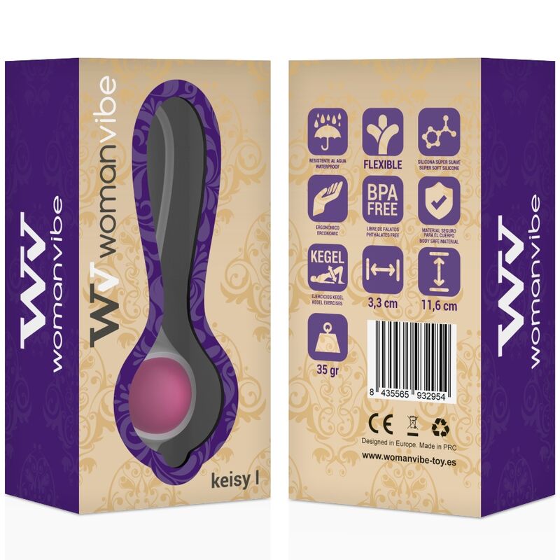 WOMANVIBE - KEISY IN BALL GEISHA SILICONE - PINK