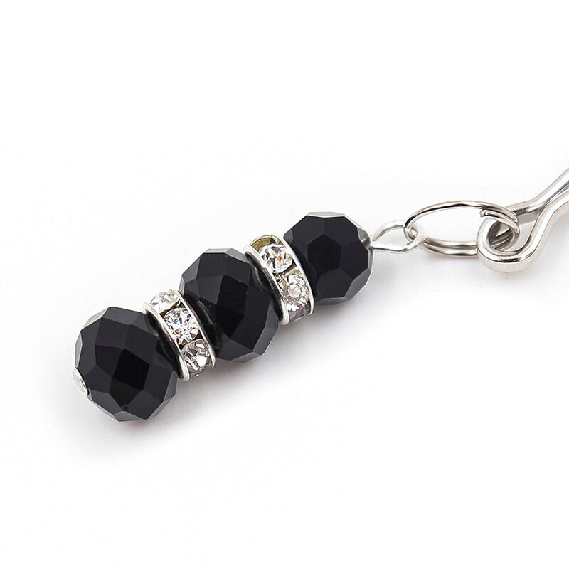 OHMAMA FETISH - NIPPLE CLAMPS WITH CRYSTAL STONES