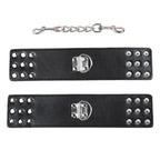 OHMAMA FETISH - WRIST RESTRAINTS SNAP FASTEN METAL