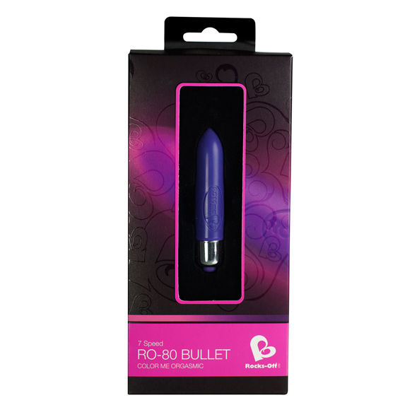 ROCKS-OFF - RO-80 MM COLOR CHANGIN VIBRATING BULLET 7 V 