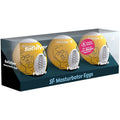SATISFYER - 3 MASTURBATORS EGGS FIERCE