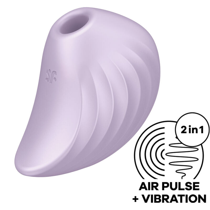 SATISFYER - PEARL DIVER ETIMULADOR Y VIBRADOR VIOLETA
