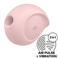 SATISFYER - SUGAR RUSH ETIMULADOR Y VIBRADOR ROSA