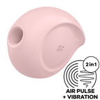 SATISFYER - SUGAR RUSH ETIMULADOR Y VIBRADOR ROSA