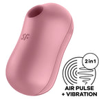 SATISFYER - COTTON CANDY ETIMULADOR Y VIBRADOR PURPLE