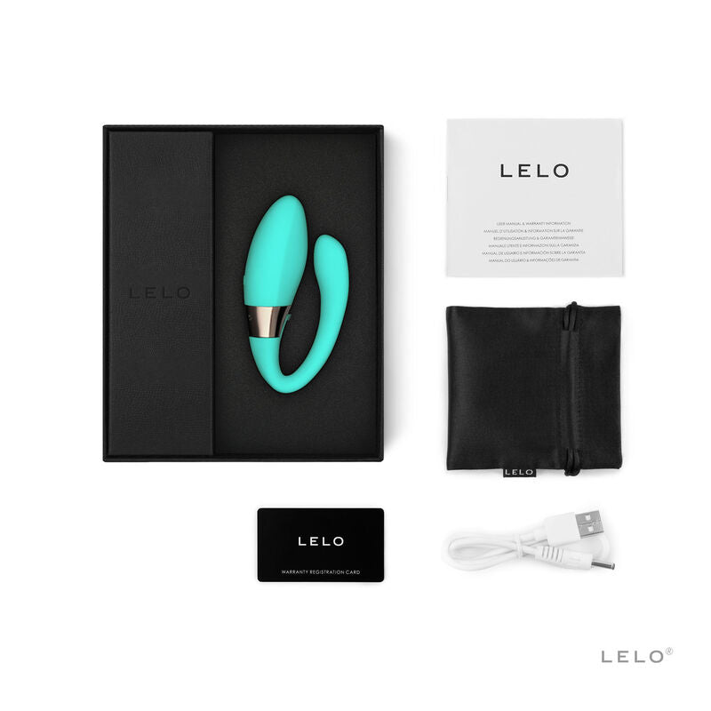 LELO - TIANI HARMONY AQUA GREEN COUPLE MASSAGE
