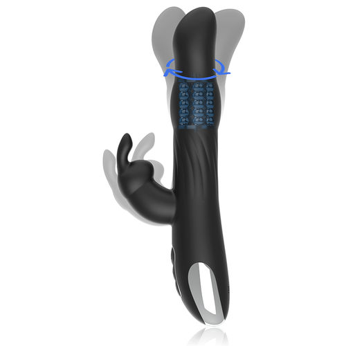 BRILLY GLAM- MOEBIUS RABBIT VIBRATOR &amp; ROTATOR COMPATIBLE WITH WATCHME WIRELESS TECHNOLOGY