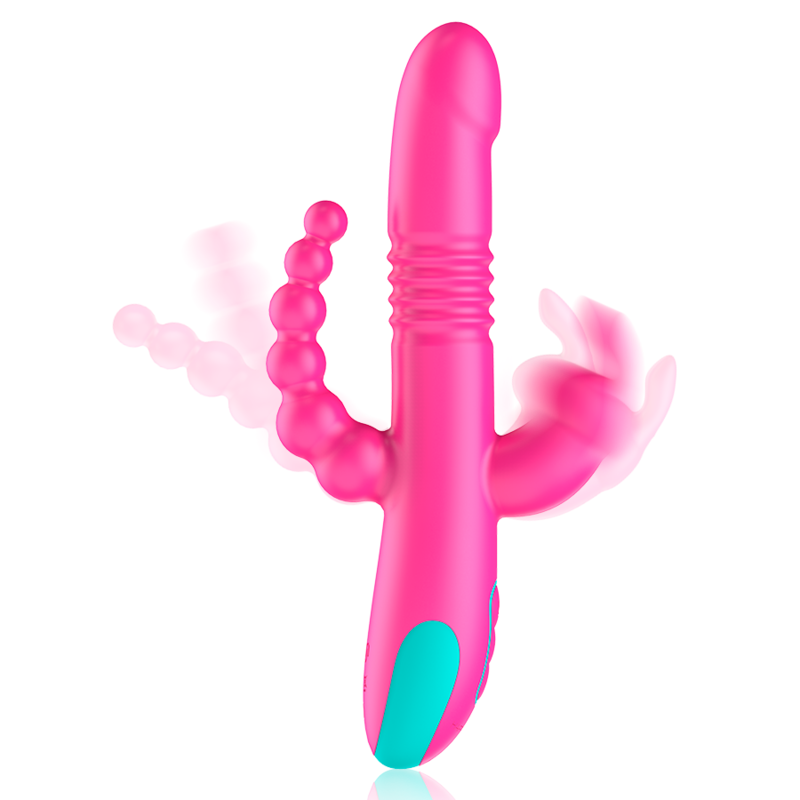 HAPPY LOKY - DONALD TRIPLE STIMULATION: ANAL, G-SPOT &amp; CLITORAL WATCHME WIRELESS TECHNOLOGY COMPATIBLE