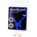 TALOKA - 2 BRAZILIAN BALLS COLD &amp; VIBRATION EFFECT EXCITING GEL