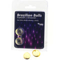 TALOKA - 2 BRAZILIAN BALLS VIBRATING &amp; SHOCK EFFECT EXCITING GEL