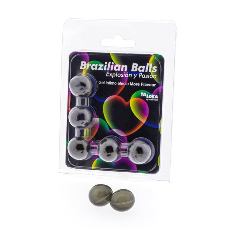 TALOKA - 5 BRAZILIAN BALLS MORE FLAVOR EFFECT EXCITING GEL