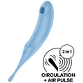 SATISFYER TWIRLING PRO ETIMULADOR Y VIBRADOR - ROJO