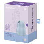 SATISFYER - PRO TO GO 1 DOUBLE AIR PULSE STIMULATOR &amp; VIBRATOR RED