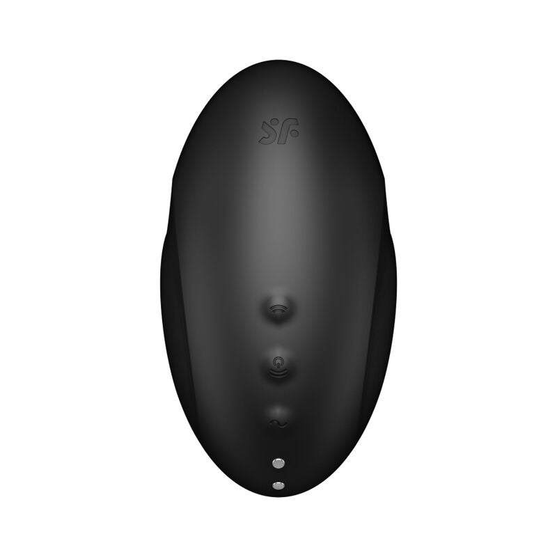 SATISFYER - VULVA LOVER 3 ETIMULADOR Y VIBRADOR NEGRO