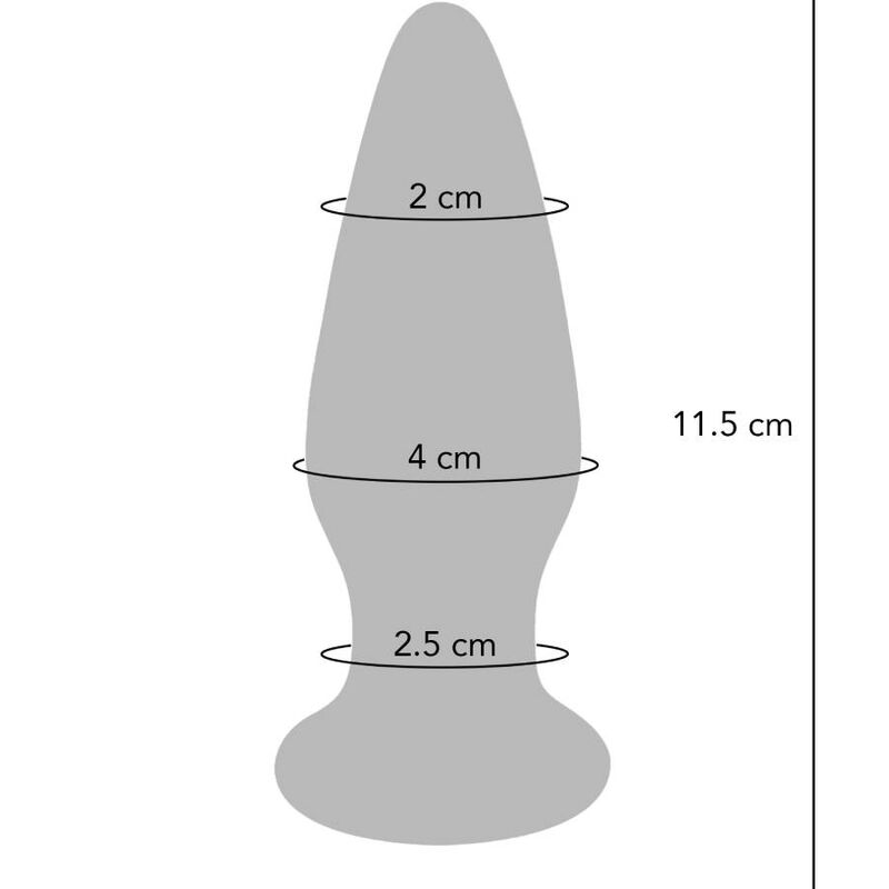 TOYJOY - THE SHINING VIBRATING GLASS BUTT PLUG
