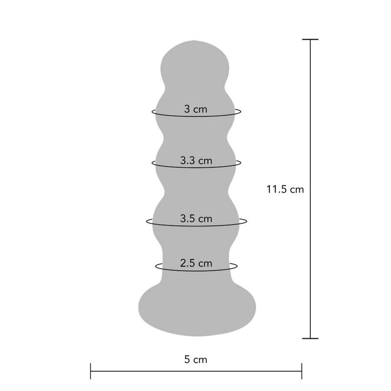 TOYJOY - BUTTOCKS THE RADIANT GLASS BUTT PLUG