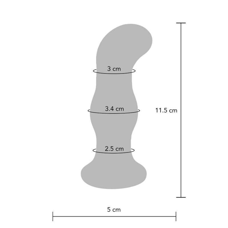 TOYJOY - THE GLEAMING VIBRATING GLASS BUTT PLUG
