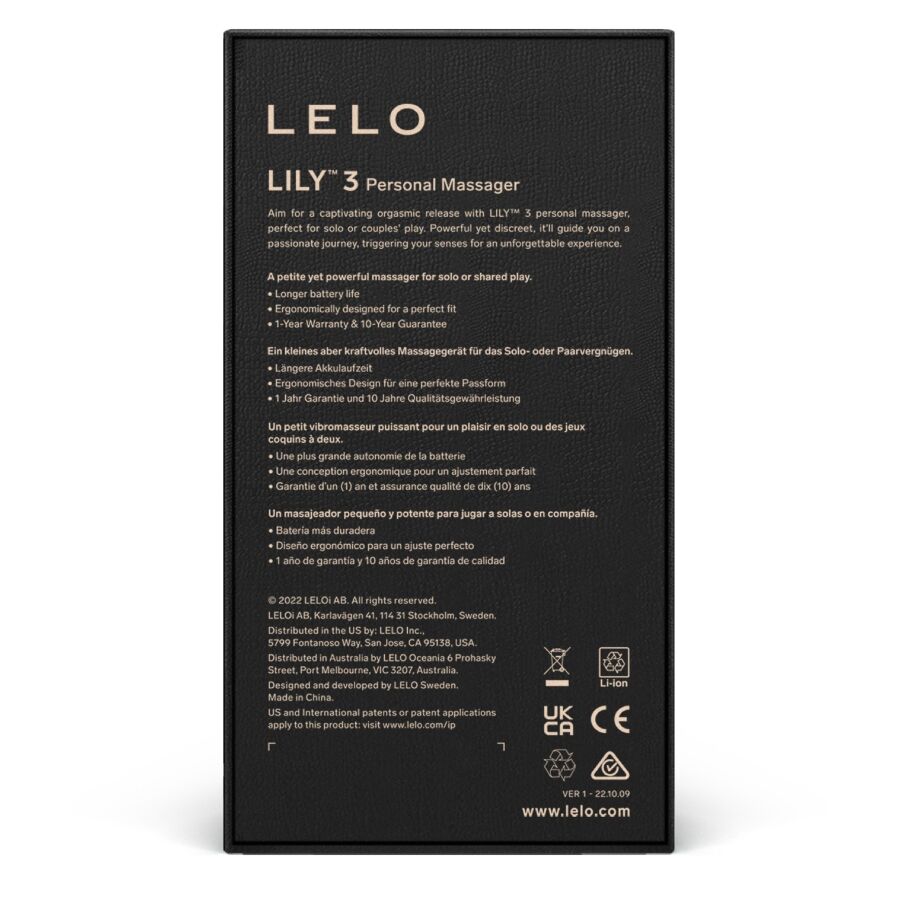 LELO - LILY 3 MASAJEADOR STAFF - VERDE AGUA