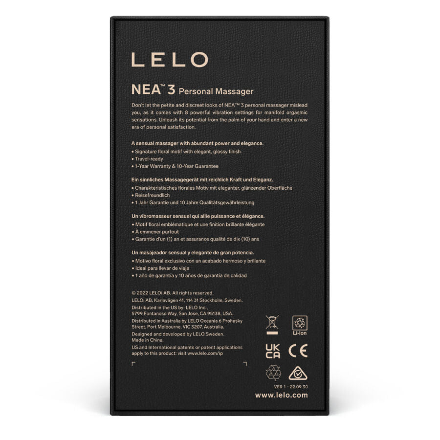 LELO - NEA 3 MASAJEADOR STAFF - AZUL