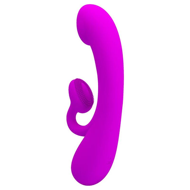 PRETTY LOVE - SINCERE VIBRATOR AND CLITORIS SUGAR PURPLE SILICONE