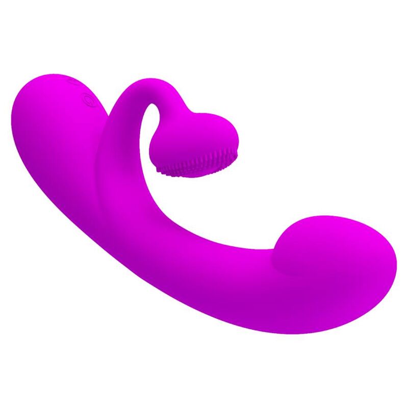 PRETTY LOVE - SINCERE VIBRATOR AND CLITORIS SUGAR PURPLE SILICONE