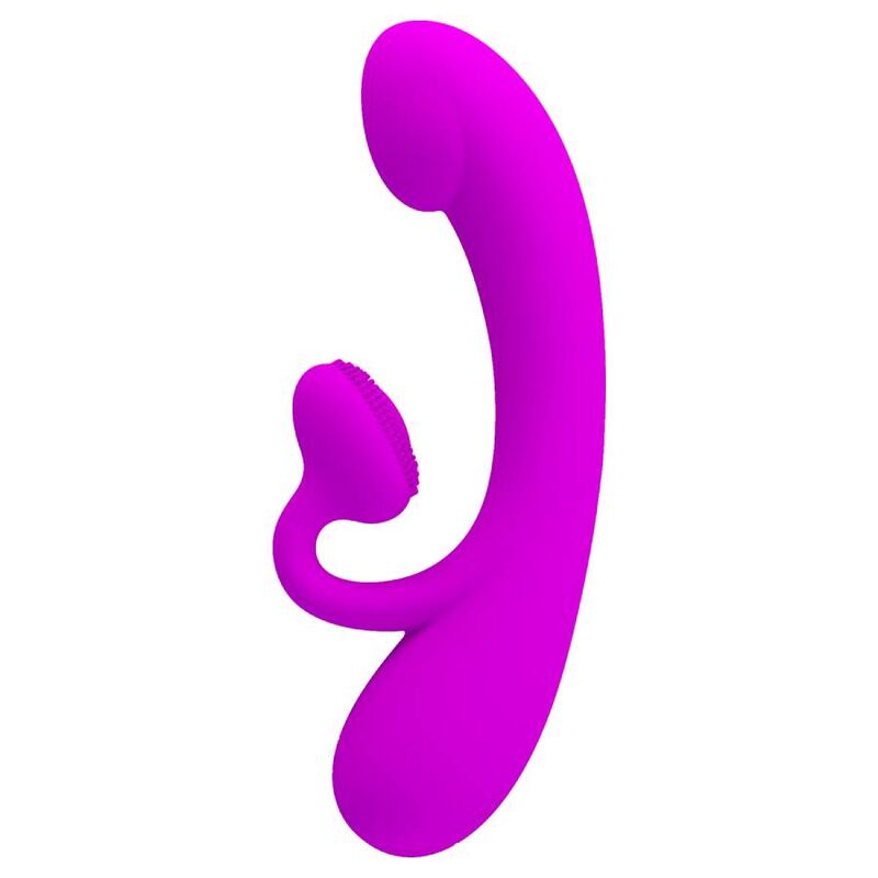 PRETTY LOVE - SINCERE VIBRATOR AND CLITORIS SUGAR PURPLE SILICONE