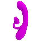 PRETTY LOVE - SINCERE VIBRATOR AND CLITORIS SUGAR PURPLE SILICONE