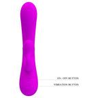 PRETTY LOVE - SINCERE VIBRATOR AND CLITORIS SUGAR PURPLE SILICONE