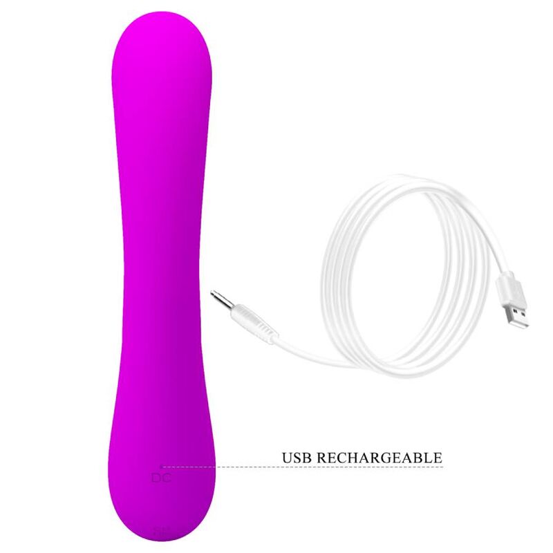PRETTY LOVE - SINCERE VIBRATOR AND CLITORIS SUGAR PURPLE SILICONE