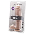 GET REAL - DILDO 25.5 CM WITH BALLS VIBRATOR SKIN