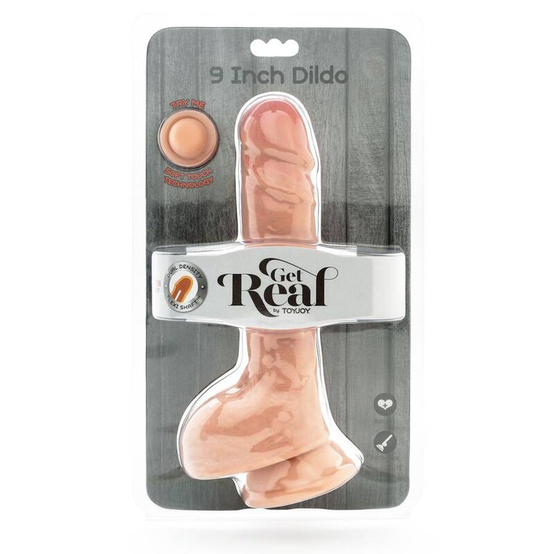 GOAT REAL - DUAL DENSITY DILDO 25.5 CM BALLS SKIN
