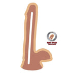 GOAT REAL - DUAL DENSITY DILDO 17 CM BALLS SKIN