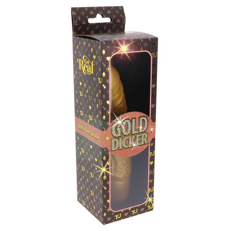 GOAT REAL - GOLD DICKER STIM VIBRATOR GOLD