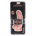 GOAT REAL - SILICONE DILDO 18 CM W BALLS SKIN