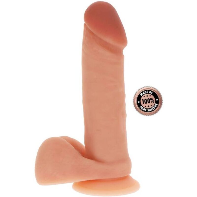GOAT REAL - SILICONE DILDO 20.5 CM W BALLS SKIN