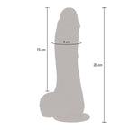 GET REAL - UP&amp;DOWN ROTATING VIBR DILDO SKIN