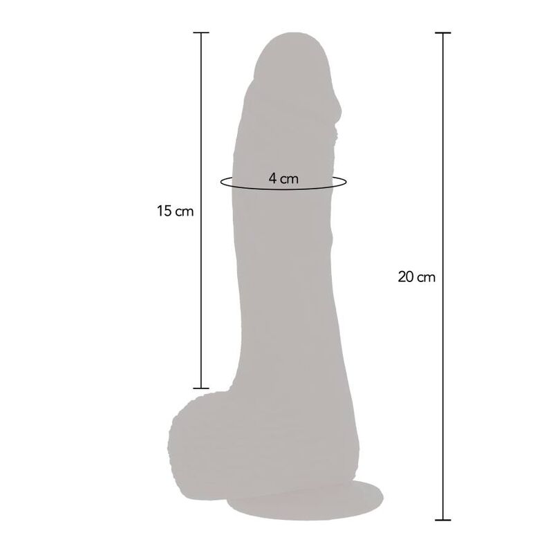 GET REAL - UP&amp;DOWN ROTATING VIBR DILDO SKIN