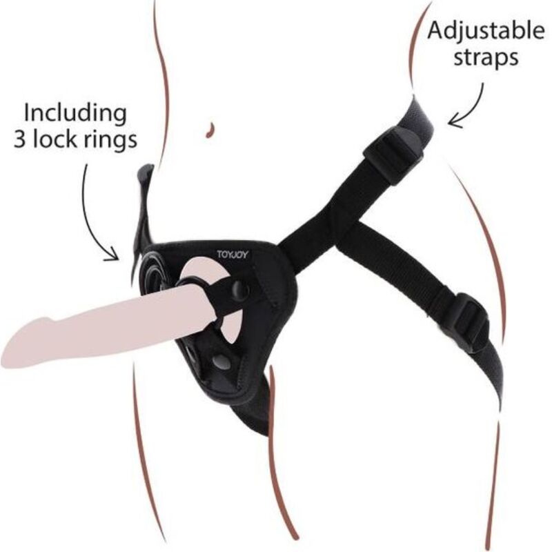 GOAT REAL - STRAP-ON HARNESS BLACK